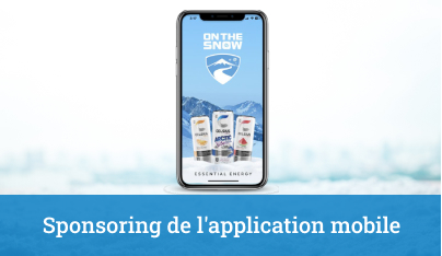 Sponsoring de l'application mobile